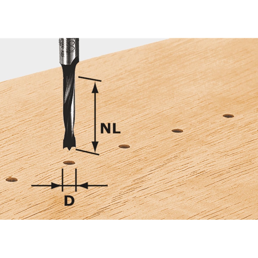 Foret pour chevilles HW D3/16