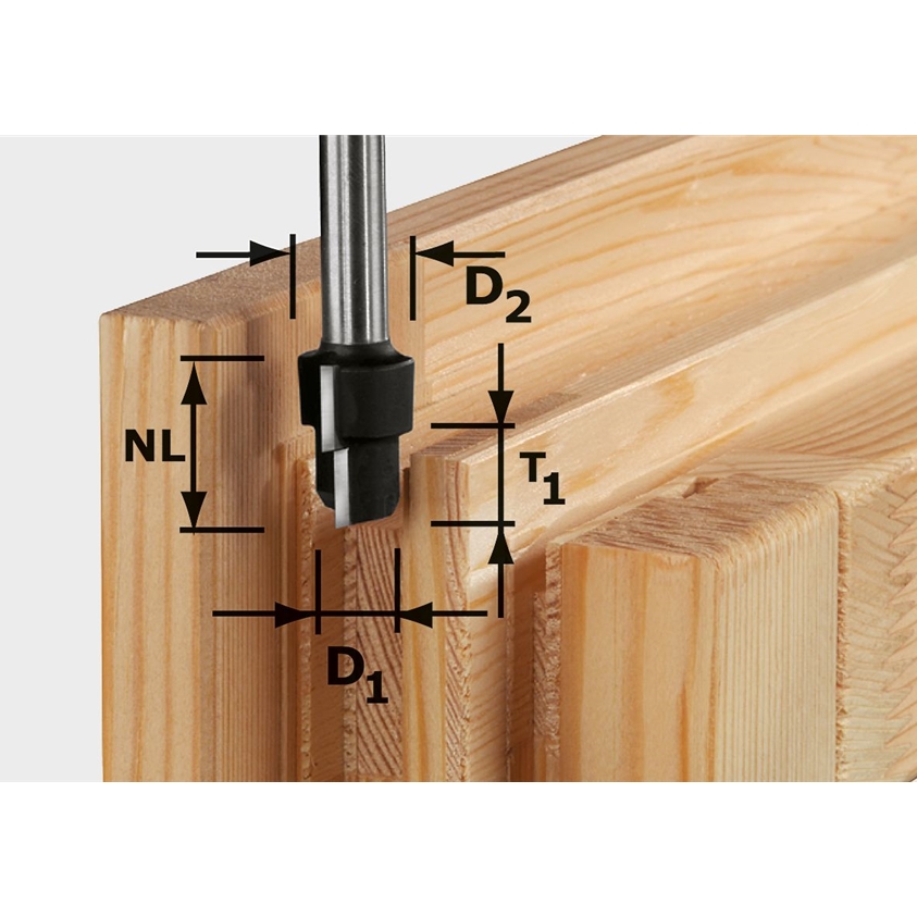 Stufenfräser HW D20,3/12,3/9,3 S12