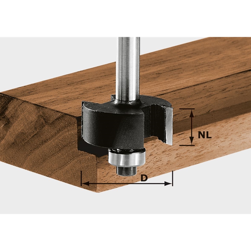 Falzfräser HW S8 D31,7/NL 12,7