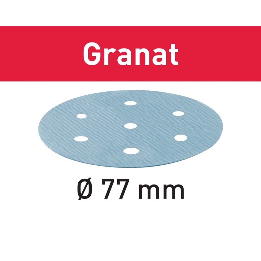 Schleifscheibe Granat STF D77/6 P120 GR/50