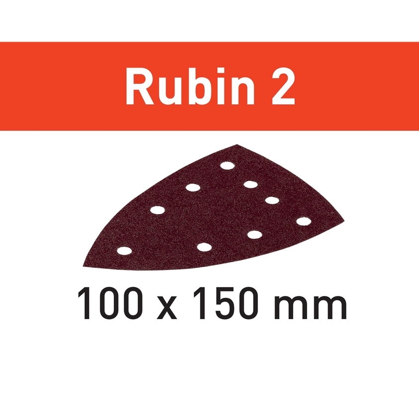 Schleifblatt Rubin 2 STF DELTA/9 P40 RU2/50