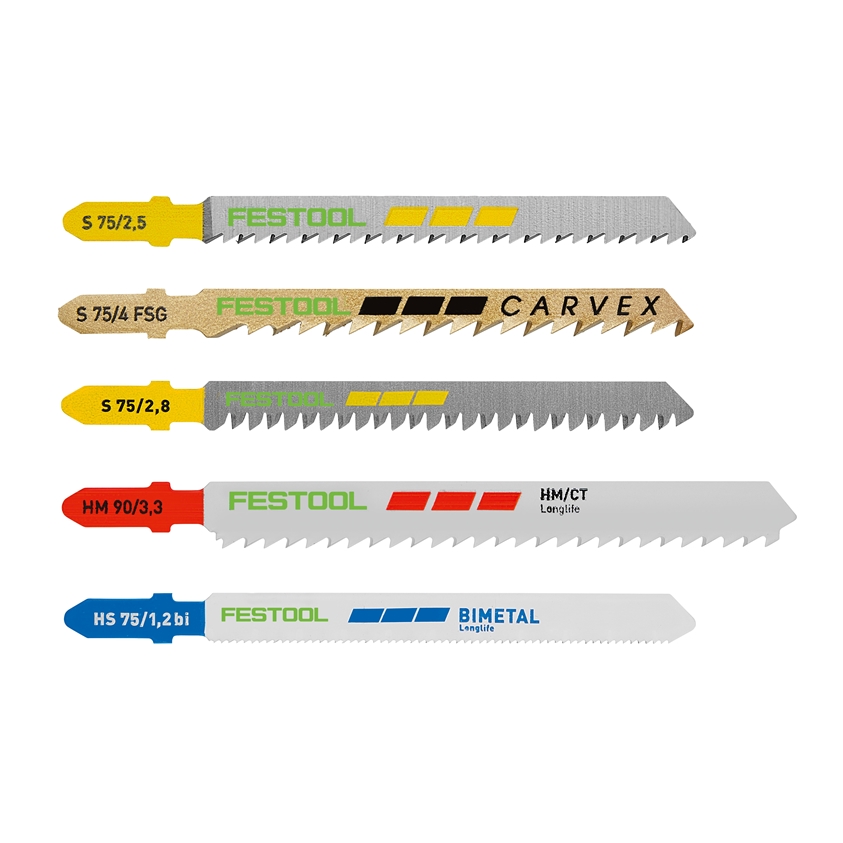 Jeu de lames de scie sauteuse STS-Sort/21 W/P/M