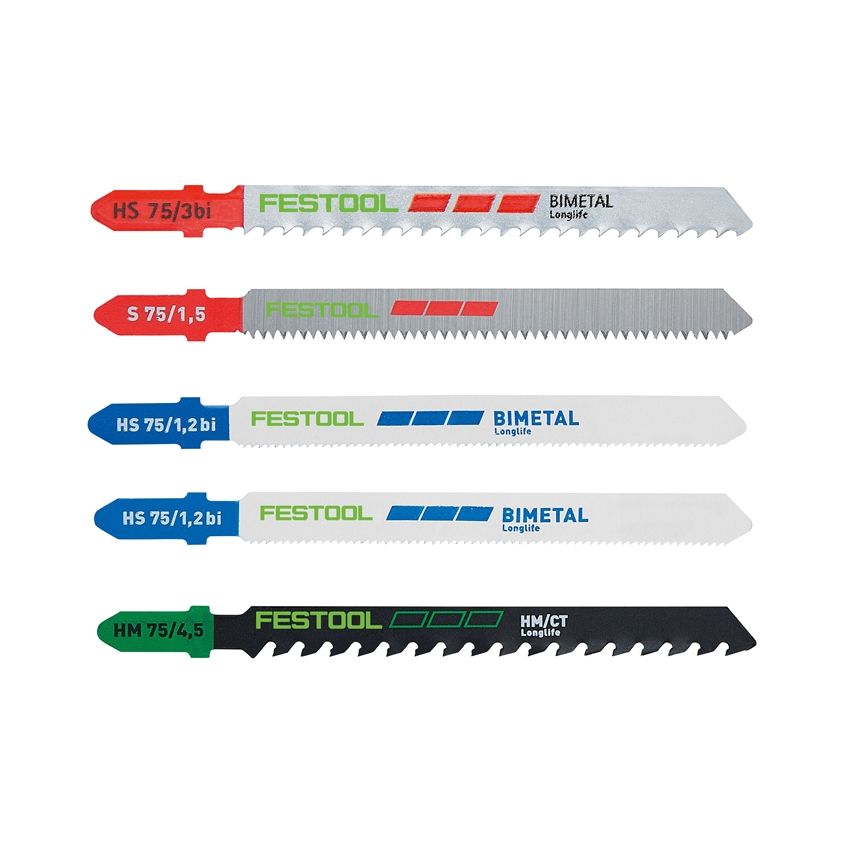 Jeu de lames de scie sauteuse STS-Sort/21 P/M/B