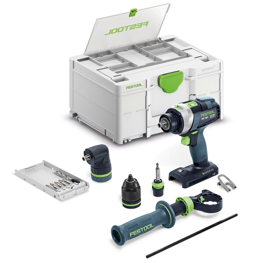 Akku-Schlagbohrschrauber QUADRIVE TPC 18/4 I-Basic-Set