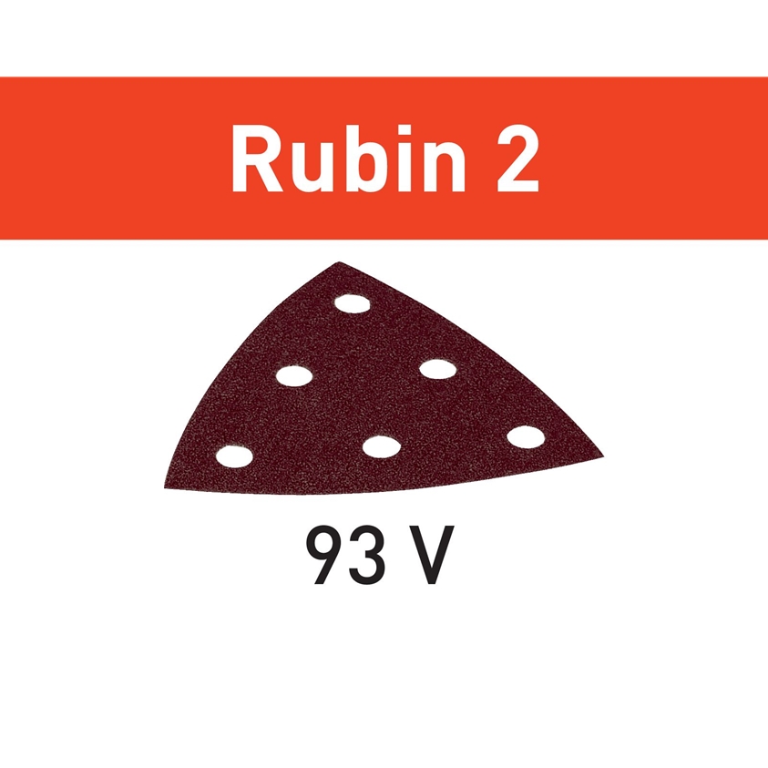 Schleifblatt Rubin 2 STF V93/6 P80 RU2/50