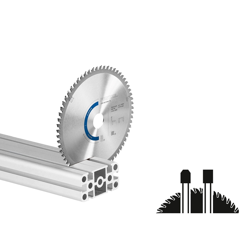 Lame de scie circulaire ALUMINIUM/PLASTICS HW 216x2,3x30 W60