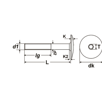 Vis d'escaliers PROFIX PTS-M