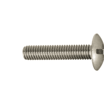 Vis de poêliers à fente entièrement filetées A2