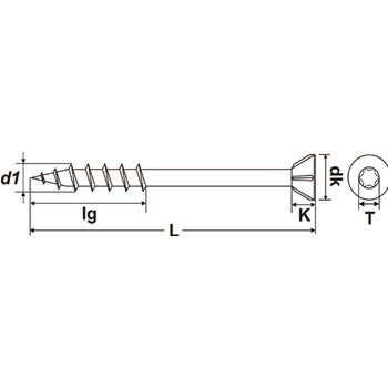 Terrassenschrauben PROFIX® Inox A2
