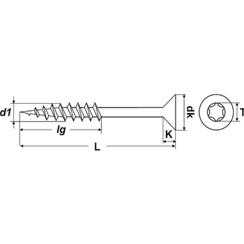 Holzbauschrauben PROFIX HCR 1.4539