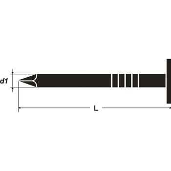 Pointes à tête large