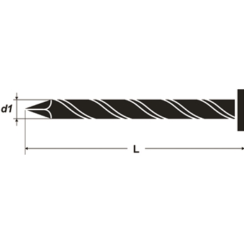 Pointes à palette torsadée