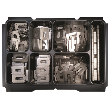 Sortiment Distanzplatten U-Form INOX 45 x 30