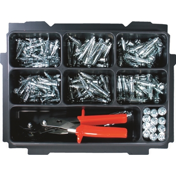 Hohlraumdübelsortiment PHD mit Zange