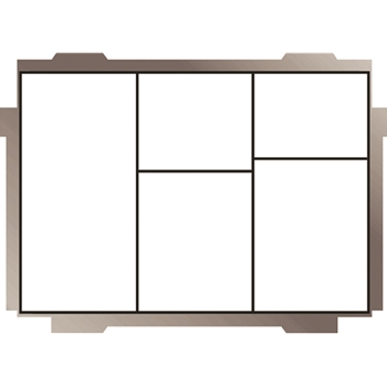 Assortiment mallette vide 5 séparations