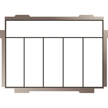 Assortiment mallette vide 6 séparations