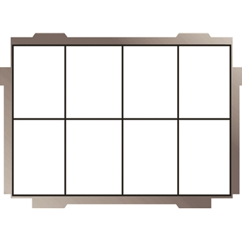 Assortiment mallette vide 8 séparations