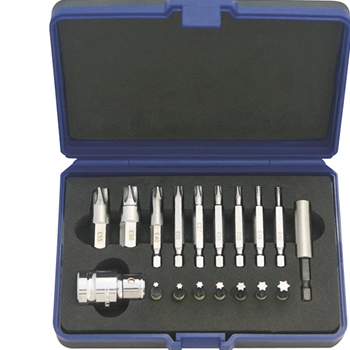 Schraubenausdreher-Set TORX 1/4", 18-teilig