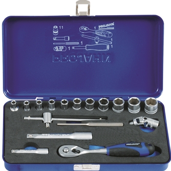 Steckschlüssel-Satz Xi-on 3/8“, 17-teilig