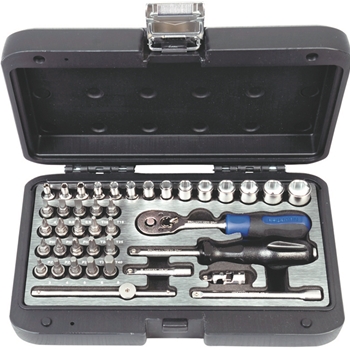 Industrie-Steckschlüsselkoffer, 1/4", 40-teilig