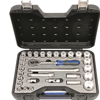 Industrie-Steckschlüsselkoffer 1/2", 30-teilig