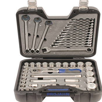 Mallette à douilles industrielle 1/2“ 45 pièces