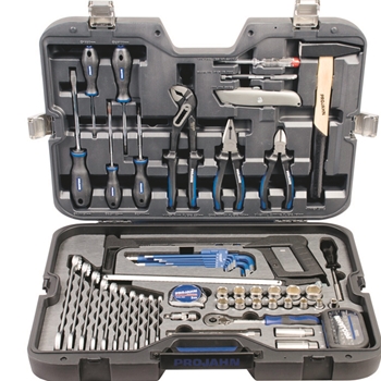 Mallette à outils industr. univ. 3/8“, 84 pièces