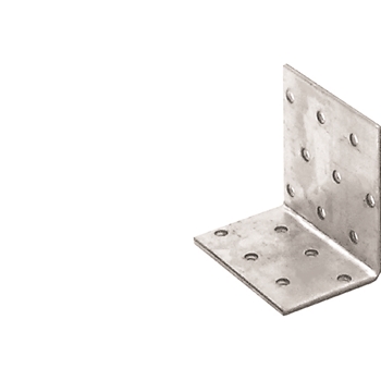 Équerre de plaque perforée à côtés inégaux