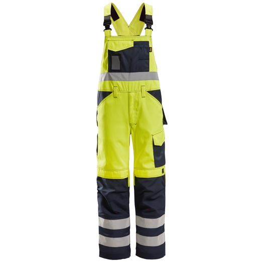 0113 Salopette à bretelles haute visibilité, Classe 2