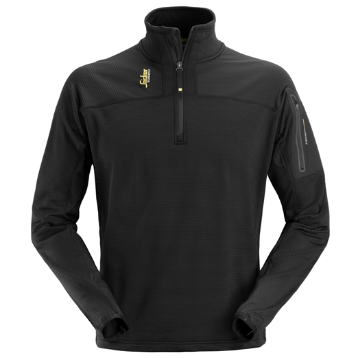 9435 Body Mapping Micro Fleece Pullover mit ½ Reissverschluss