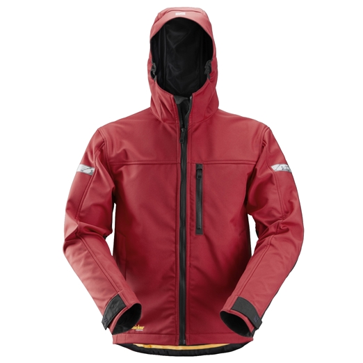 1229 AllroundWork, Softshell-Arbeitsjacke mit Kapuze