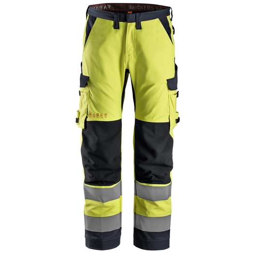 6361 ProtecWork, Arbeitshose, symmetrische Beintaschen, Warnschutzklasse 2