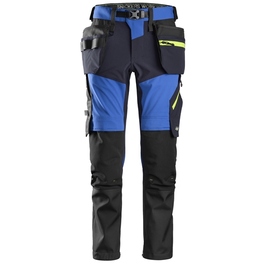 6940 FlexiWork, Softshell-Stretchhose+ mit Holstertaschen