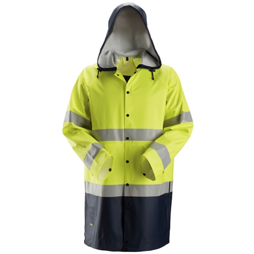 8261 ProtecWork, Veste de pluie en PU, haute visibilité, Classe 3
