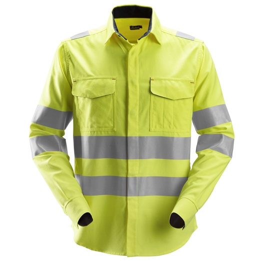 8562 ProtecWork, Chemise de soudeur manches longues haute visibilité, Classe 3