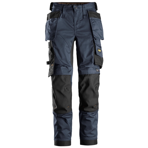 6247 AllroundWork Damen Stretch Arbeitshose mit Holstertaschen, EN 14404