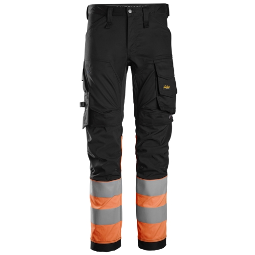 6334 High-VIS-Stretchhose, Warnschutzklasse 1