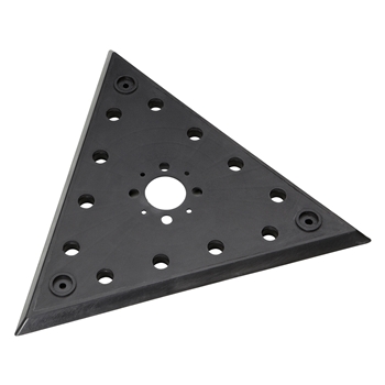 Klett-Schleifplatte dreieckig