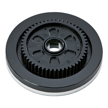 Klett-Teller mit Zahnrad