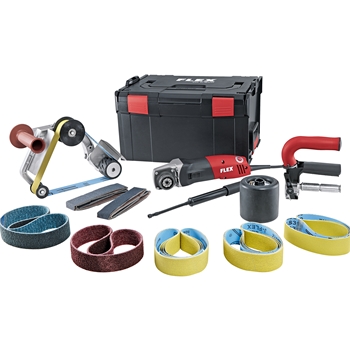 Satiniermaschine und Rohrbandschleifer TRINOXFLEX im Set