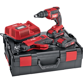 Akku-Trockenbauschrauber 18,0 V mit Schraubmagazinvorsatz