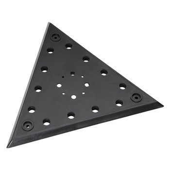 Klett-Schleifplatte dreieckig