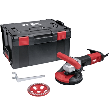 Sanierungsschleifer mit variabler Drehzahl für randnahes, staubfreies Schleifen, 125 mm