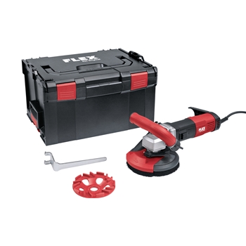 Sanierungsschleifer mit variabler Drehzahl für randnahes, staubfreies Schleifen, 125 mm