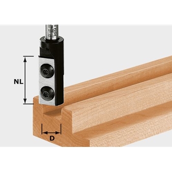 Fraises à profiler avec arête de base HW et plaquettes de rechange