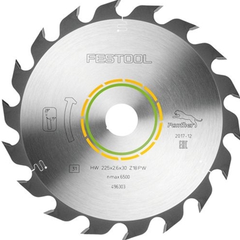 Kreissägeblatt WOOD RIP CUT HW 225x2,6x30 PW18