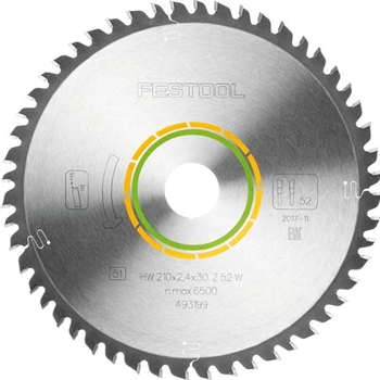 Kreissägeblatt WOOD FINE CUT HW 210x2,4x30 W52