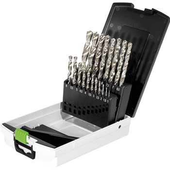 Coffret de forets hélicoïdaux HSS D 1-10 Sort/19