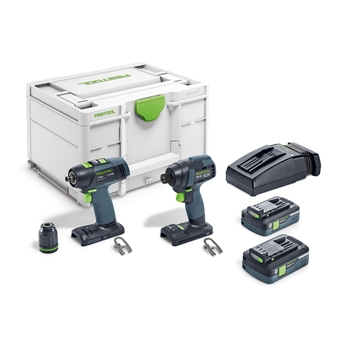 Schrauber- und Bohrer-Set TID 18 HPC 4,0 I-Set T18