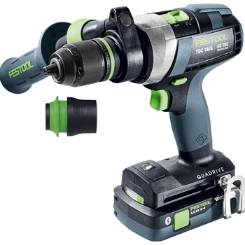 Perceuse-visseuse sans fil QUADRIVE TDC 18/4 5,0/4,0 I-Plus